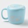 Ceramic mug with a spoon "Mr.", 380 ml, blue color
