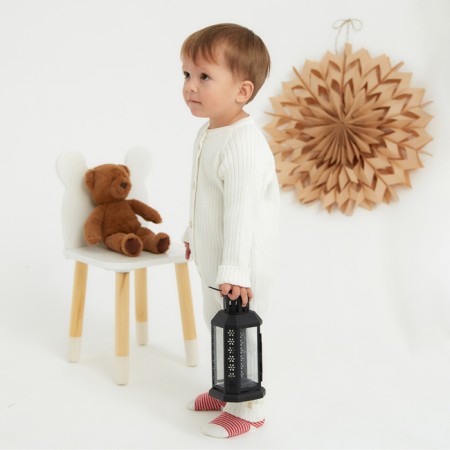 Knitted Kroshka I, r.74-80, milk-3