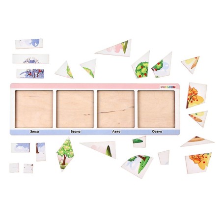 Puzzle for kids "Seasons"-3