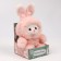 Soft toy "Bunny", pink color