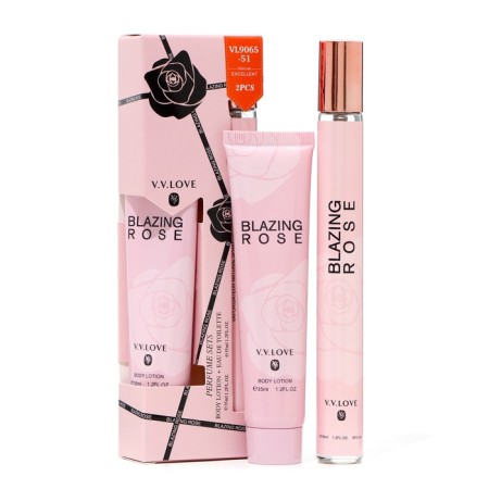 Perfume set women IV Love: toilet water, 35ml + body lotion, 35ml