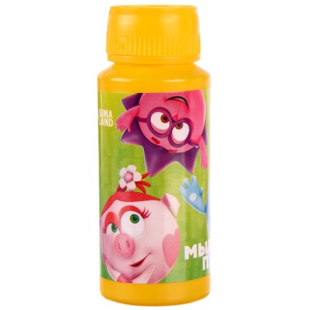 Soap bubbles, (set15 pieces) Smeshariki, crumbs, 95 ml-1
