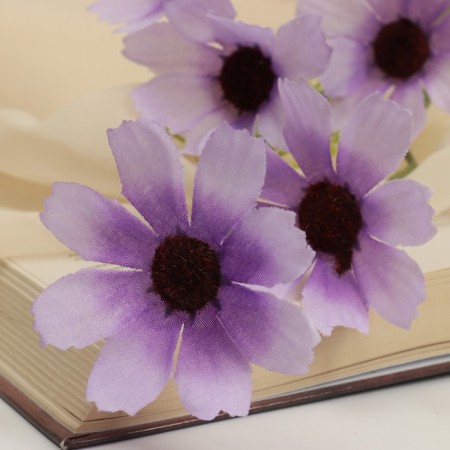 Artificial flowers "Cosmea Everi" 6.5x48 cm, lilac-1