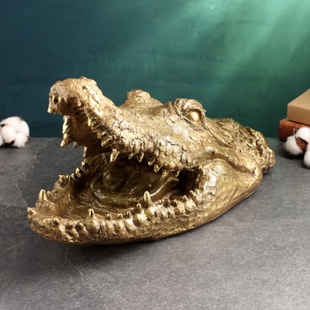 Figure "Crocodile's mouth" 23x45cm, bronze-2