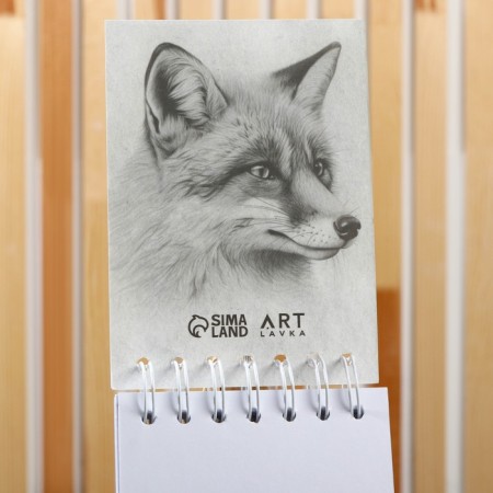 Sketchbook A6, 60 sheets of 190 g/m2 "Fox"-2