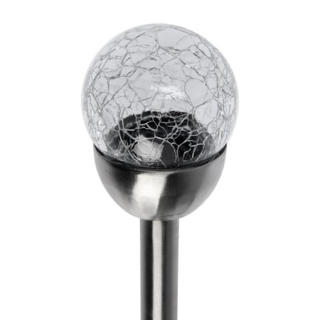Garden lamp on the solar battery "Glass Ball", 6 × 36.5 × 6 cm, 1 led, white glow-4