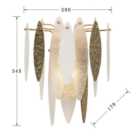 Wall lamp Inventio 280 mm, 170 mm, 170 mm, E14 80W-2
