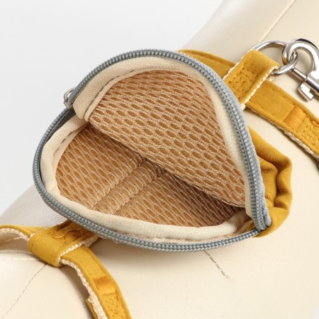 A set of ammunition with a backpack, size m, leash 120 x 1.5 cm, ok 20-32 cm, 24-40 cm, yellow-5
