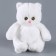 Soft toy "cat", 25 cm, white color