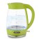 Electric kettle KitFort KT-6123-2, glass, 2 l, 2200 watts, light green