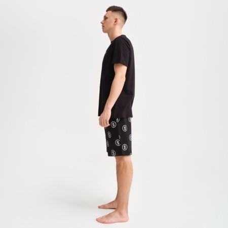 Pajama men's kaftan "moneymaker" size 54, black-1