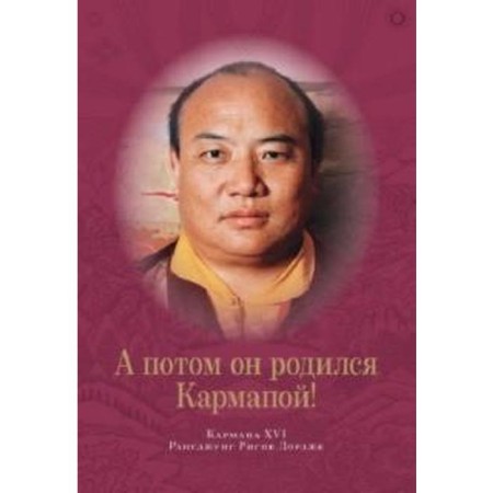And then he was born a karmapa! Karmapa XVI