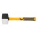 Rubber Kiyanka Denzel 11103, black and white, fiberglass handle with TPR coating, 680 g