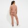 Women's costume (sweatshirt, trousers) minku: casual collection color sand, size 46