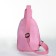 Bag-Snowing Baby over the shoulder, on lightning, pink color