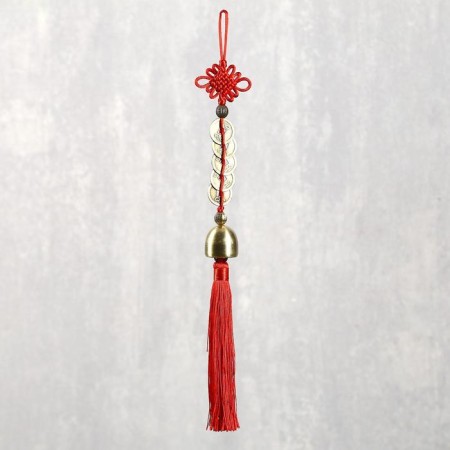 Metal bell "5 coins" 1 bell d = 2.5 cm 35x4.7x2.5 cm-1