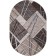 Oval Merinos sierra carpet, size 200x400 cm, color BEIGE-BROWN 2