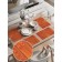 A set of napkins for setting the table "Firm texture", rectangular, rounded edges, size 30x46 cm, 4 pcs