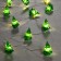Garland “thread” 2 m Rosa with nozzles “Christmas tree”, IP20, silver thread, 20 LED, glow warm white, 2 modes, AAX2