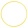 Hoop, diameter 60 cm, yellow color