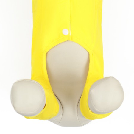 Combiason for dogs, demi -season with a lining, size L (DS 32, OG 48 cm), yellow-5