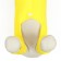 Combiason for dogs, demi -season with a lining, size L (DS 32, OG 48 cm), yellow