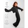 Twist girl suit, height 140 cm, black color