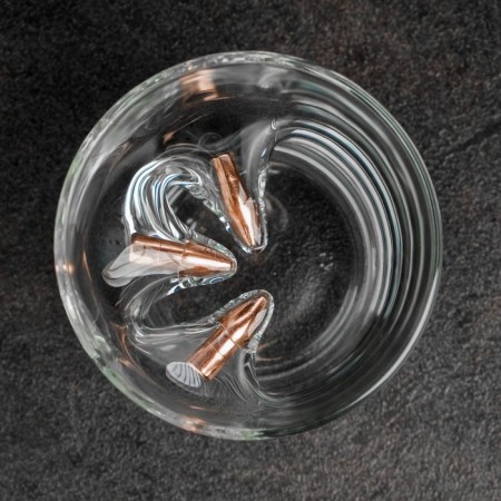 The glass "impenetrable", 3 bullets, for whiskey, 250 ml-6