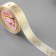 A satin tape with a new year! ", 25 mm, 23 ± 1 m, beige color