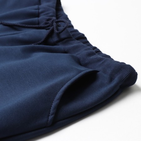 Men's pants with pockets, dark blue color, size 50-5