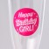 Set of dishes "Happy Birthday, Girl", glasses 6 pcs., Plates 6 pcs.
