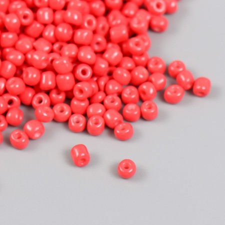 Glass beads 6/0 "coral" bright 450 g