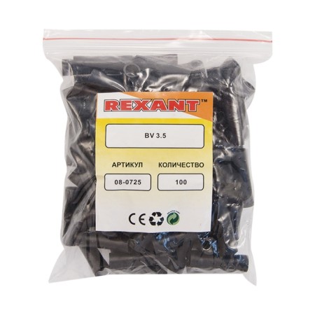 Connective sleeve isolated L-26 mm 2.5-4 mm² (GSI 4.0/GSI 2.5-4.0) Black rexant-1