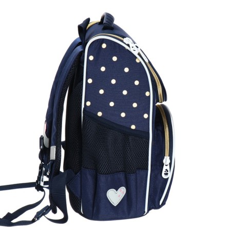 School standard, 33 x 25 x 13 cm, Grizzly, + bag for shoes, plush, blue-3