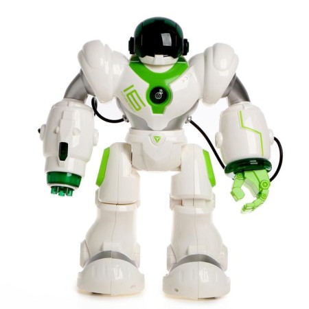 Robot radio -controlled "patrol", light effects, Russian voiceing, white color-1