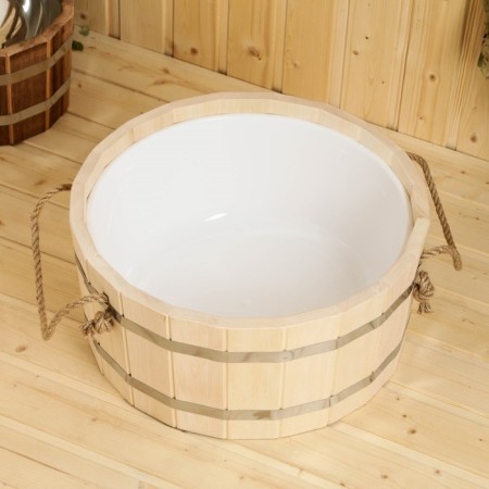 Wooden gang, 15 l, linden, plastic insert ft-2