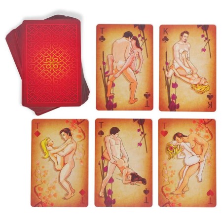 Playing Kamasutra cards, 36 cards, 18+-2