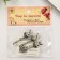 Decor for creativity Metal "Key with the head of a hare" silver 4.8x1.5 cm