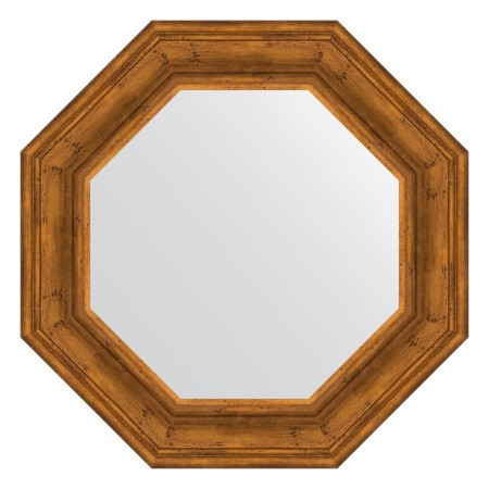 Mirror in the baguette frame, trained bronze 99 mm, 64x64 cm