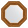 Mirror in the baguette frame, trained bronze 99 mm, 64x64 cm