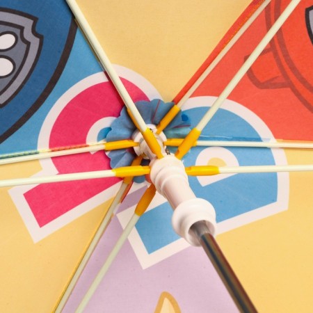 Children's umbrella. Puppy patrol, 6 spokes d = 90 cm-10