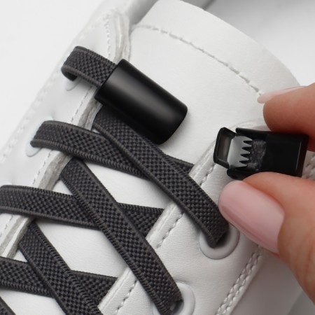 CLISTOR for laces, on magnet, steam, size 2.6 × 2 × 0.7 cm, black color is black-4