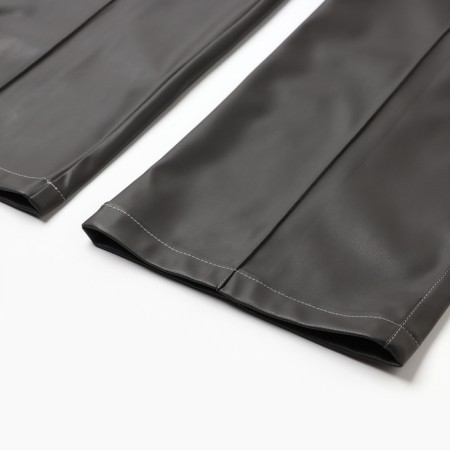 Women's pants (eco -leather) minku: eco leather graphite color, size 44-8