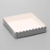 Box for cookies, silver, 15 x 15 x 3 cm