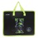 Folder with A4 handles, 335 x 260 x 100 mm, plastic, pens-textiles, Devente Cool Duck Black/Green