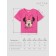 Minnie T-shirt, Minnie Mouse, height 134-140, pink