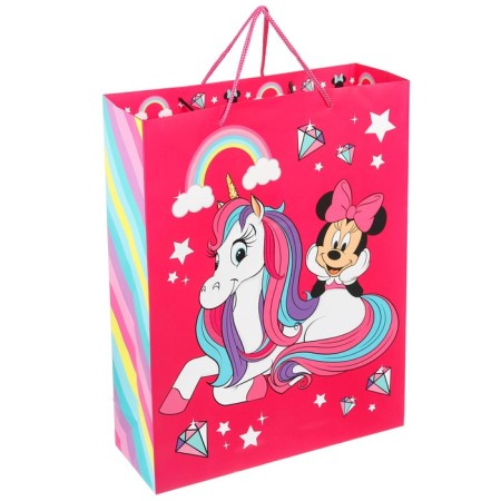 Gift package, 31x40x11 cm, packaging, Minnie Mouse and unicorn-2