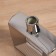 VAZA Ceramics Table "Bram" straight, 20x17 cm, silver