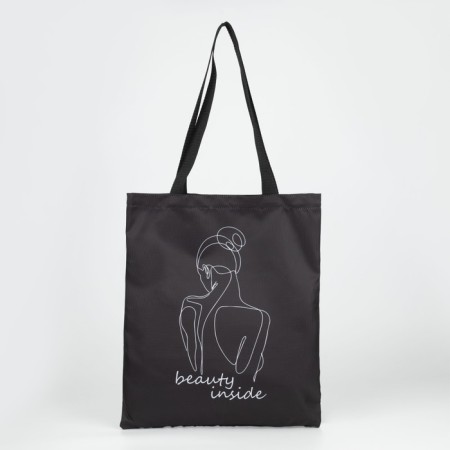 Bag Schoper "Beauty inside" 35 x 0.5 x 40, without lightning, without lining, black-1