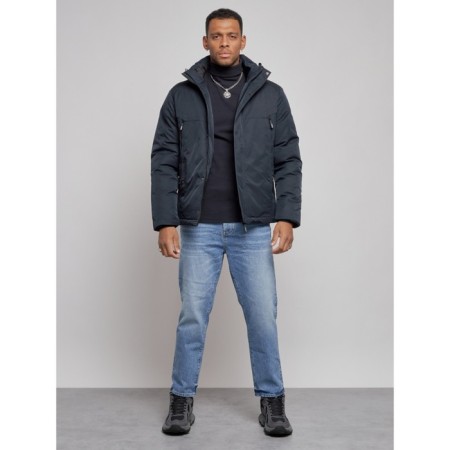 Sports male winter, size 58, dark blue color